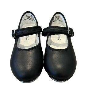 Capezio Girls Teletone Mary Jane Tap Shoe Black Size 12 Dance
